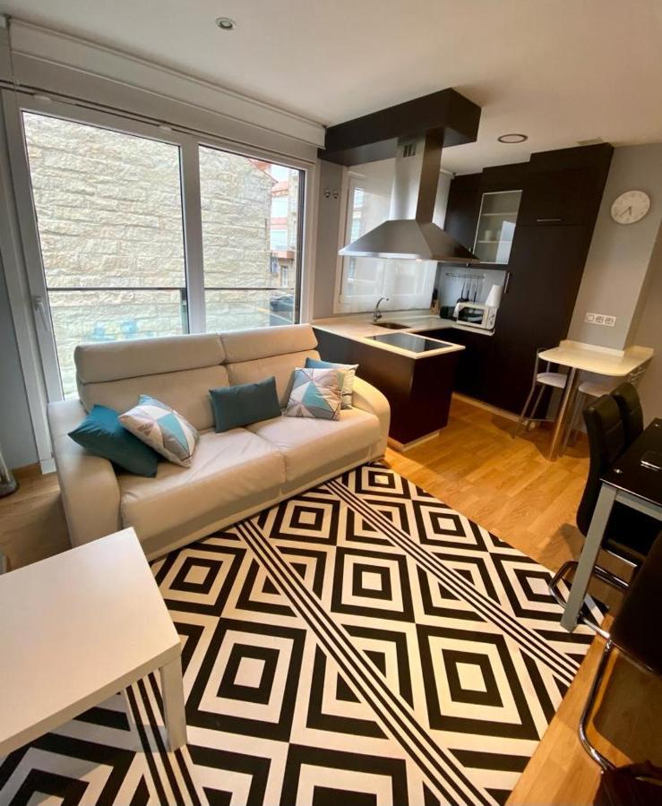 Precioso Apartamento En Sanxenxo Bagian luar foto